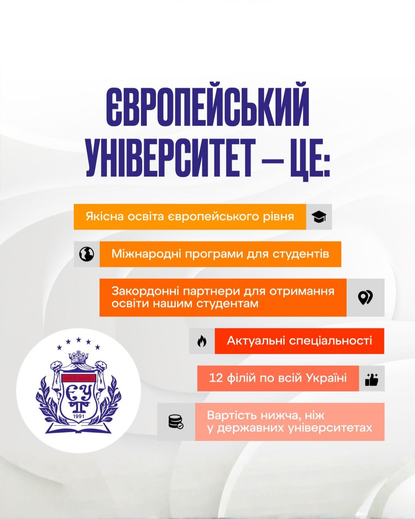 Європейський університет — це: